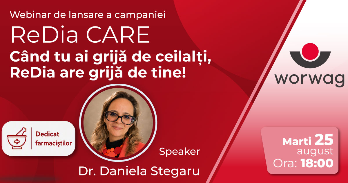 Webinar de lansare a campaniei ReDia CARE